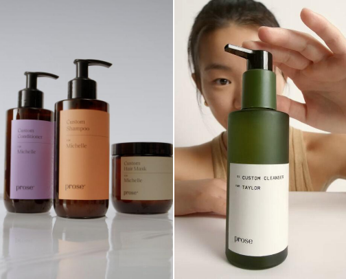 Haircare, skincare cover photo collage