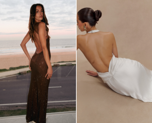 These Backless Dresses Are Pure Temptation cover photo collage