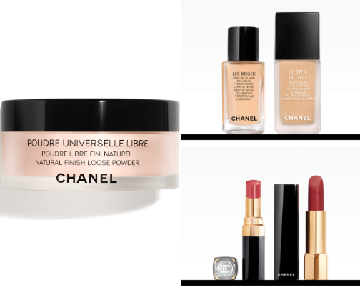 Chanel cosmetics favorites cover photo collage