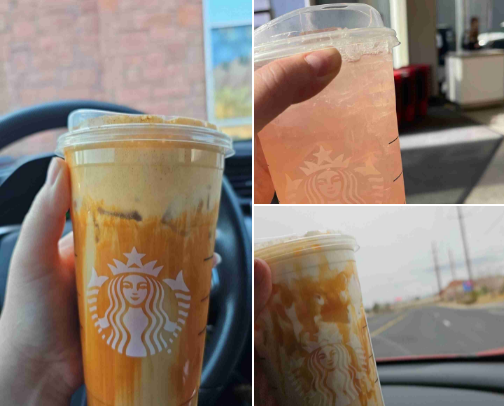 Starbucks, Sweettooth, and Caffeine ☕️ cover photo collage