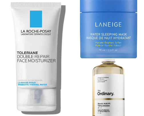 Skincare for normal and combination skin 😍 cover photo collage