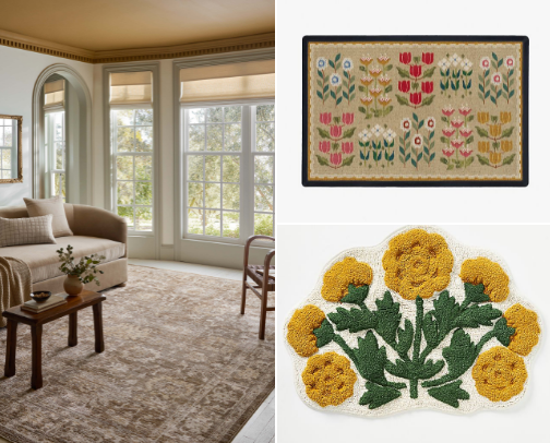 Designer Inspired Rugs and Mats I Love cover photo collage