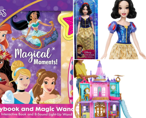 “Where Magic Begins: A World of Disney Princess Dreams” cover photo collage