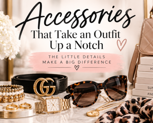 Accessories That Take an Outfit Up a Notch cover photo collage