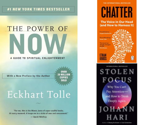 Books That Quiet the Noise in Your Mind cover photo collage