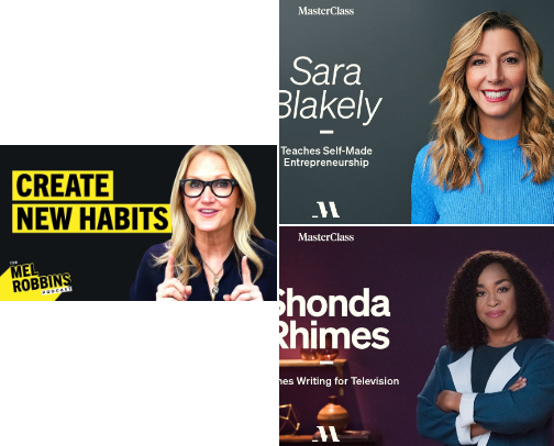MasterClass Must-Watch Picks to Level Up Your Life cover photo collage
