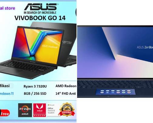 Laptop Asus cover photo collage