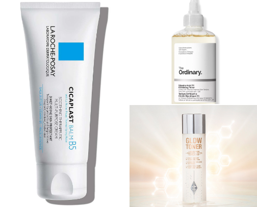 Skin care cover photo collage
