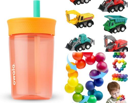 Stocking stuffer ideas for toddlers cover photo collage