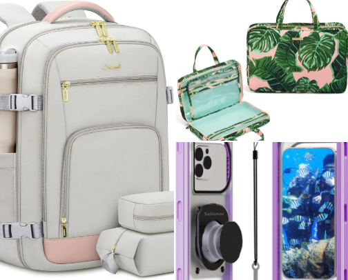 Travel Favorites & essentials cover photo collage
