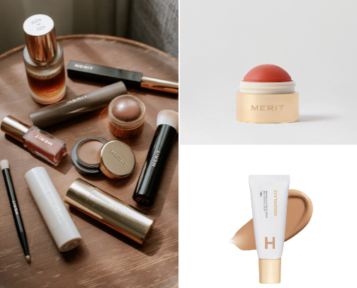 makeup and skincare !! cover photo collage