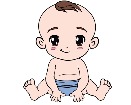 Baby items cover photo collage