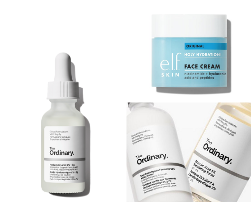 Skin care cover photo collage