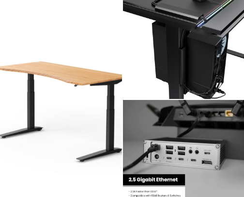 Smart Desk Essentials & Tech Setup for Productivity cover photo collage