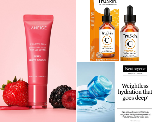 My favorite beauty recs cover photo collage