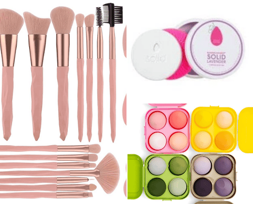 Cool makeup tools from Amazon. Approved. cover photo collage
