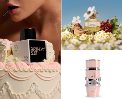 Favorite perfumes cover photo collage