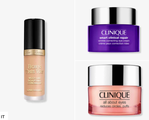 Beauty cosmetics cover photo collage