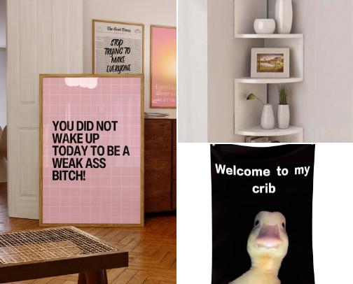 the cheapest SHEIN finds- room decor edition! cover photo collage