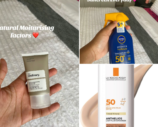 Moisturisers 🫧🤍 cover photo collage