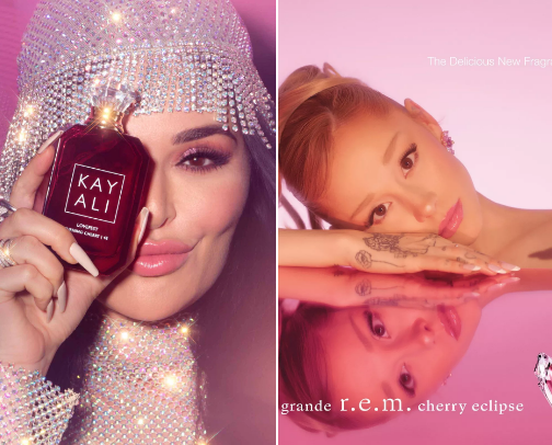 Cherry perfumes, body mist etc.🍒✨ cover photo collage