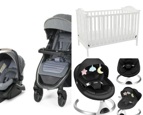 Baby essentials on a budget 🍼 cover photo collage