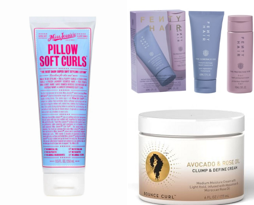 CURLY hair MUST haves! cover photo collage