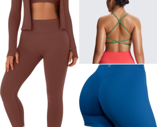 fitness girlie essentials 🏋🏼‍♀️ cover photo collage