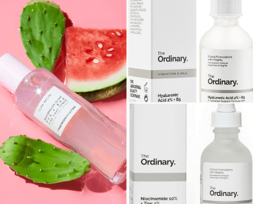 Skincare cover photo collage