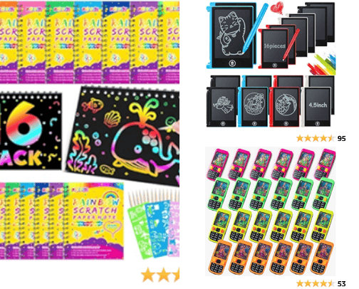 Kids Birthday Party Favor cover photo collage