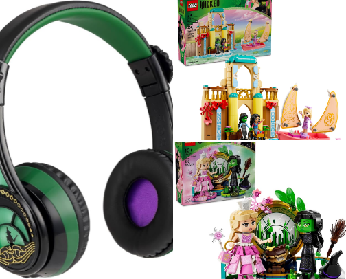 Wicked: For Good Toy Guide cover photo collage