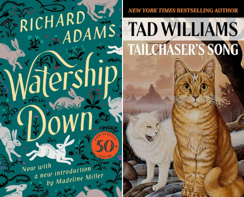 Tails or Tales? Animal Protagonist Books for Adults cover photo collage