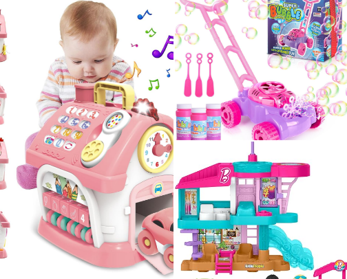 toys that my one year old can’t get enough of - and neither can I! cover photo collage