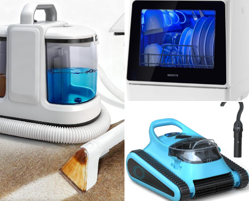 Portable Appliances That Make Life Easier Anywhere cover photo collage