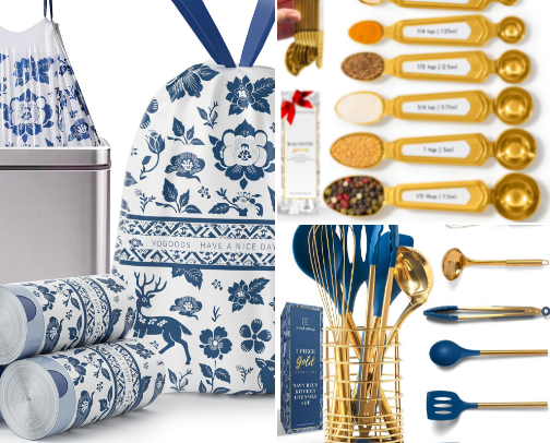 Bougie in Blue Home cover photo collage