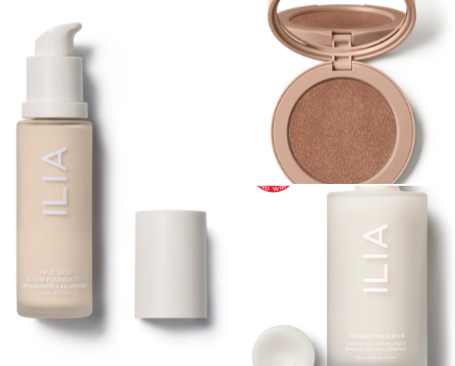 my go to ILIA's products cover photo collage