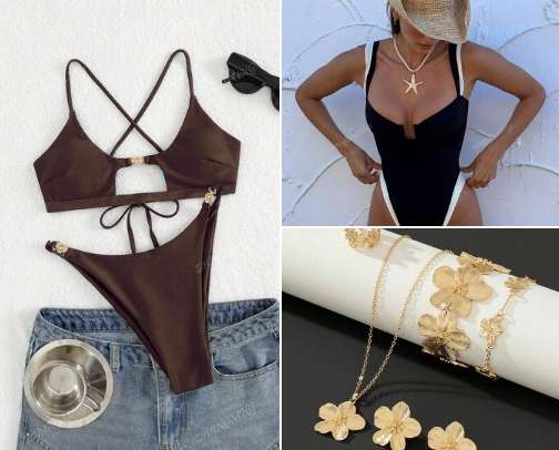 Shein🩷✨👙👗 cover photo collage