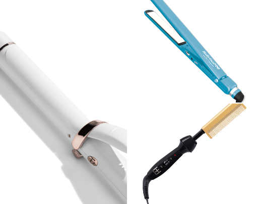 Hot tool must haves🎀💇🏽‍♀️ cover photo collage