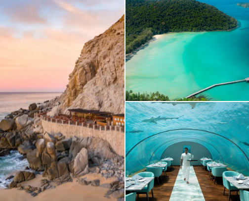 Beautiful Restaurants Around The World For A Celebration cover photo collage