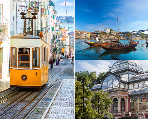 Best European Cities for Digital Nomads & Students (Monthly Stays) cover photo collage
