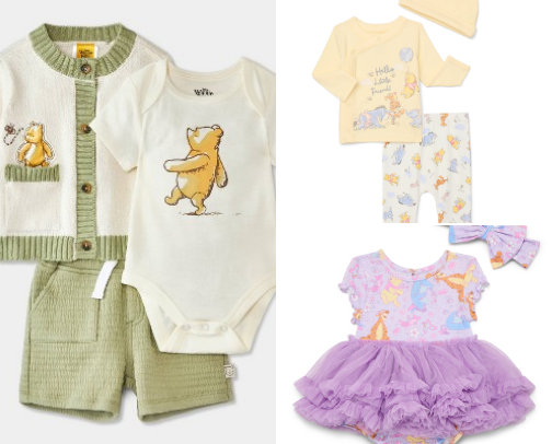 Winnie The Pooh Themed Outfits For Babies cover photo collage