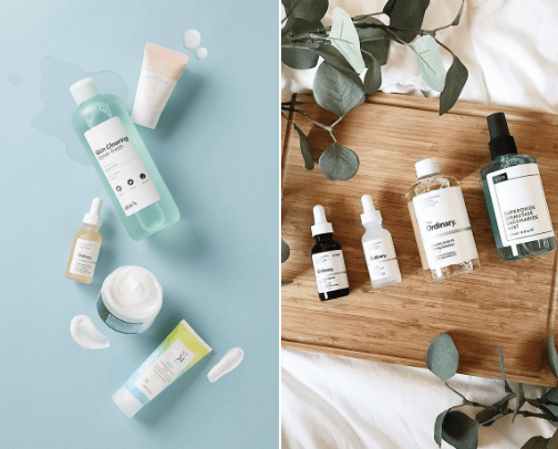 Skincare 🫧 cover photo collage