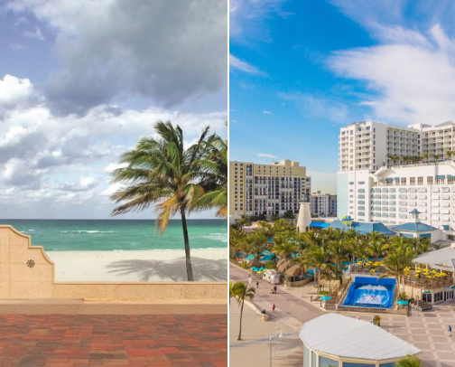 Travel - Fun things to do at Hollywood Beach cover photo collage
