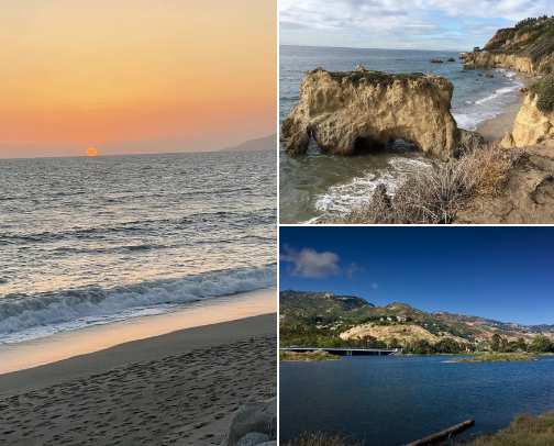 Beach by Beach: Exploring L.A.’s Coastal Tapestry cover photo collage