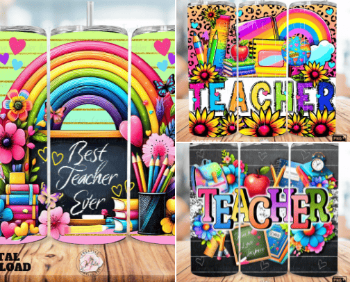 TUMBLER WRAP DESIGNS cover photo collage