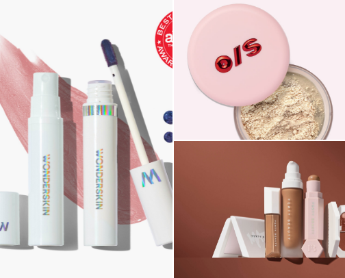Makeup products for a soft glam or to spice it up ;) cover photo collage