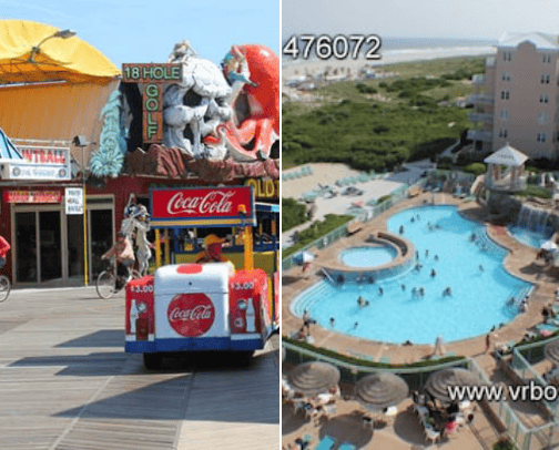 Vacation - Wildwood, NJ cover photo collage
