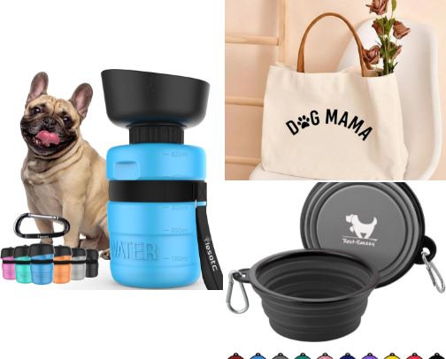 What's In My Dog Mom Bag: Everything I Carry for my Dog On-the-Go cover photo collage