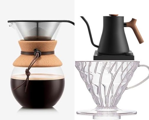 Curated Gift Guide for Coffee Lovers and At-Home Baristas cover photo collage