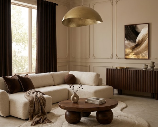 UNIVERS AMBRE | BRUN, BEIGE & DORÉ cover photo collage